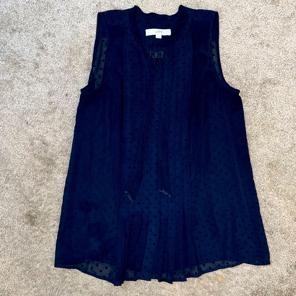 Loft tank top blouse